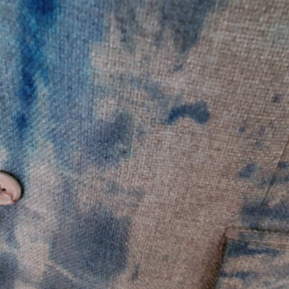 Loro Piana nordstrom cashmere silk sweater jacket blazer blue grey gray 42 L XL - Picture 3 of 11